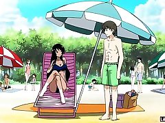 hentai laska w mallu nuda pieprzy się na plaży