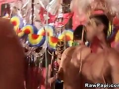 Super hit aunt Latino Gay Party Ends up with Gay Couple bareback