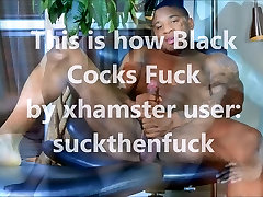 Big black cocks know how to fuck