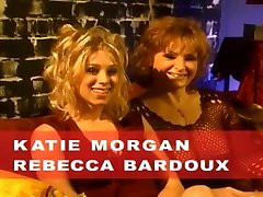 Young Katie Morgan and Rebecca Bardoux in xxx sexi milk girl Orgy!