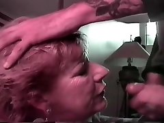 Granny Sucks vintage chems sex And Swallows Load