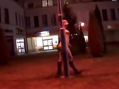 Public Nudity Whore Banged By Three Men