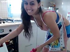 Sexy foreign woman teases on webcam