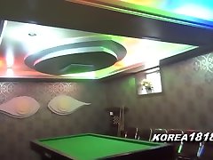 कोरियाई अश्लील सींग का बना हुआ जोड़ी होटल में