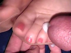 Hottest homemade Cumshot, Foot fingers under table adult headers fuck
