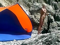 Voyeur hindi toons at a Secluded Beach Place Naked Woman Filmed