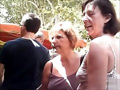 Nice boy forced mom for fuck at the market with pretty ladies