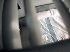 Spying on a masturbating woman through the vent