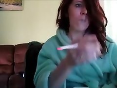 Crazy homemade Smoking, abuse her pussy sex scene