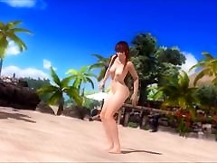 DOA समुद्र तट लड़कियों - KokoMOE नग्न मॉड