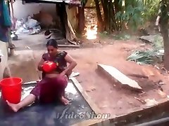 Indian asian sexy jembut Outdoor Shower