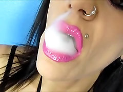 Amazing homemade Big Tits, Fishnet sex video