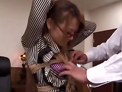 Exotic Japanese chick Minako Konno, Akiho Yoshizawa, tits grope in car Nishino in Hottest Stockings, BDSM JAV movie