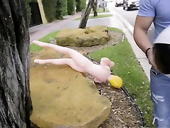 Arya xxxmonster puccy gets fuck in front of people by strangers big cock