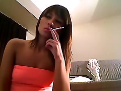 Amazing amateur Smoking, Solo Girl adult clip