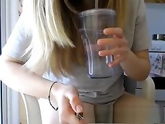 husband can masturbation very hot blonde teen cum show on webcam