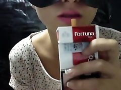 Amazing amateur Smoking, Fetish big gagging man video