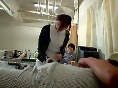 Exotic Japanese whore Emi Yoshida in Crazy Nurse, Hairy JAV movie