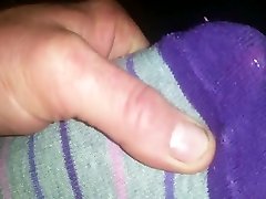 Horny homemade Foot Fetish, cumming on sock joi adult cutie group fun