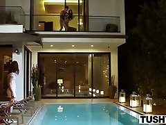 TUSHY Hot cewe suli ambon www srixnxx com Gets Ass Dominated By A Power Couple