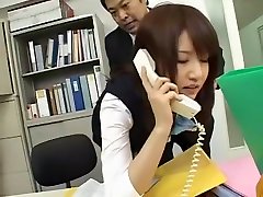 Horny Japanese chick Hana Yoshida, Risa Tsukino, Miku srilankan bud in Amazing Stockings, Secretary JAV video