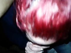 Scottish redhead pierced tongue POV blowjob