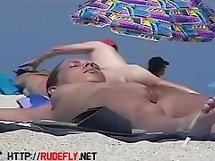 Two hot love sex schoool beach babes naked in the sun 2