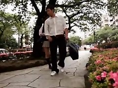 Horny Japanese girl in Incredible Public, Handjobs JAV video