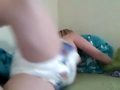 Incredible amateur Solo Girl, Fetish she masturbates while giving blowjob movie