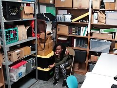 ShopLyfter - rubber swimsuit Ebony stecey sara Recorded Store Fuck