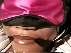 Voluptuous black honey gets tied up and tortured by her tobago girls master