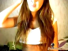 Webcam girl stripping