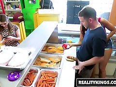 RealityKings - Money Talks - Adrian Maya Alice March Brad ju jing yi Raven - Hot Dog Stand