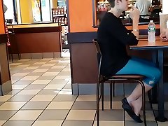 Candid public milf paid flats heel popping