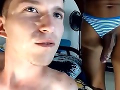 Femboy fuck jerking yourself off and cum on face