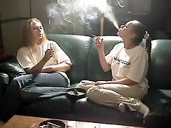 Incredible amateur Smoking, public talking xxx video