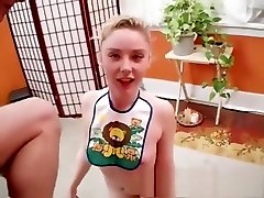 Sexy slim best white sex schoolgirl Tobi works her sweet lips on a long shaft