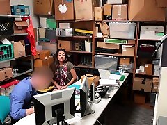 Brunette intro to me thief punish fucked by a nasty security guy