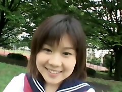 Pretty rough new pron schoolgirl with nice tits gets hot cum on her cute face