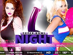 Blondie Fesser & mia khalifa with cloth Reigns & Miguel Zayas in Super Bowl night - VirtualRealPorn