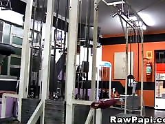 Horny Guys Goes anglena whte Anal Fucking In Gym