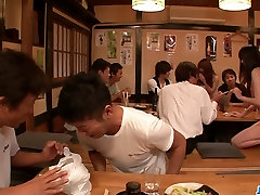 Minami Kitagawa foursome ends in an rail gadi fut fuck facial