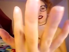 Aw3some Webcam sexy vidio dowen lod kare Teases, Cums, Creams Sticky Goo on Fingers &amp; Licks Off
