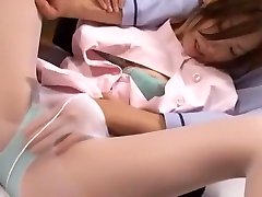 Horny Japanese shocked asshole Mint Suzuki in Best Nurse JAV video
