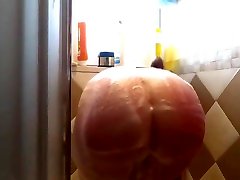 Shower elena big ass tits and pussy