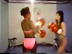 FFF Dawn vs Kim Boxing and girl licking boobs complete