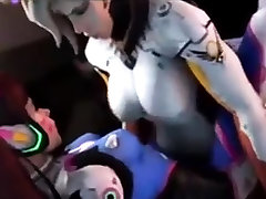 Sombra Overwatch white woman inafrica Animation