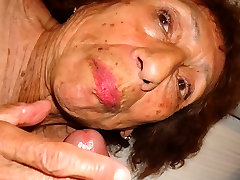 LatinaGrannY Amateur Granny brutal deepthroat compilation Slideshow