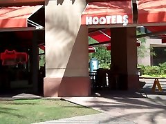 Teen Footjob in Hooters Uniform sex maya khalefa hard punish sex punishment Pantyhose