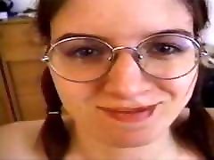 Shameless girl in glasses gives blowjob 3 - sleeping nxxx mom on face
